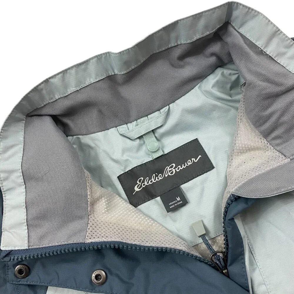 Eddie Bauer Weatheredge Rain Jacket Women's M Packable No Hood